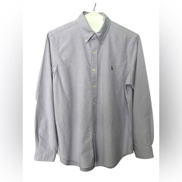 Ralph Lauren Blue Label Blue Casual Button Down Shirt -M - Picture 1 of 12
